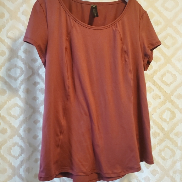 Dusty rose yogalicious top. - Picture 1 of 3